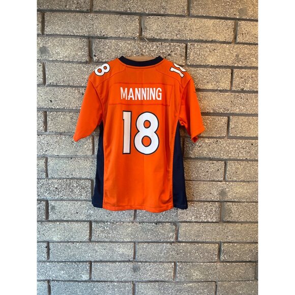 Peyton Manning Denver Broncos Orange NFL Jersey L Nike On Field - Picture 5 of 5